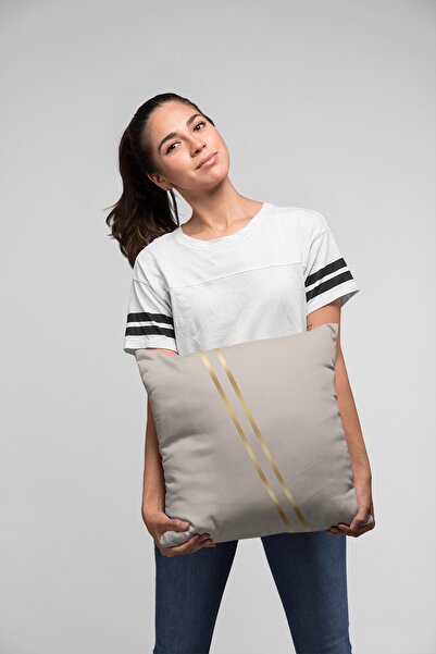 Viva Home Vizon Dekoratif Çift Taraflı Kırlent Yastık Kılıfı Gizli Fermuar Premium Kumaş 43x43cm Krl1003