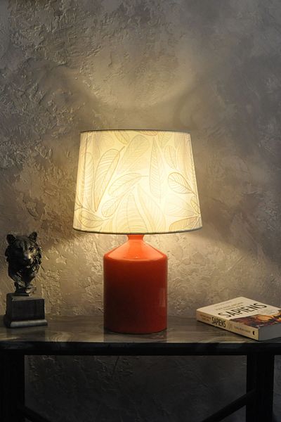 Qdec Ceramic Cube Vase Lampshade Orange - Vectury