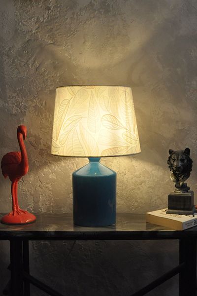 Qdec Ceramic Cube Vase Lampshade Light Blue - Vectortüy