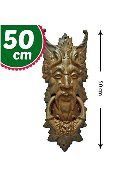 ZENGARDEN EV VE BAHÇE Antik Döküm Kapı Tokmağı Greenman
