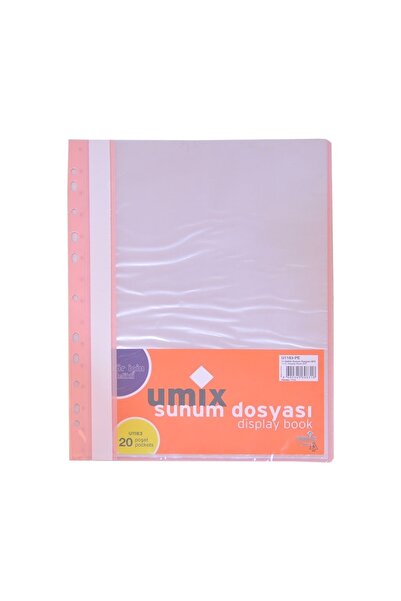 Umix Delikli Sunum Dosyası Toz Pembe 20li
