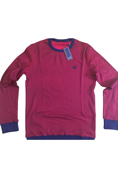 Erkek Sweat Ribanalı Kırmızı