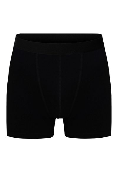 DeeAn Ανδρικό σορτς μπόξερ μαύρο ίσιο Lycra 10τμχ