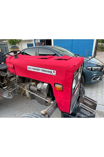 Karadağ Traktör Kılıfları Mf 240-s Sinyalli Kırmızı Traktör Kılıfı Uyumlu