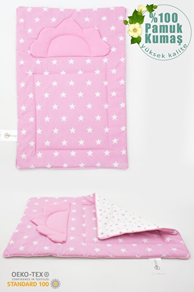 mordesign Pink Star Series Baby Diaper Cushion - Washable and Fiber Filled