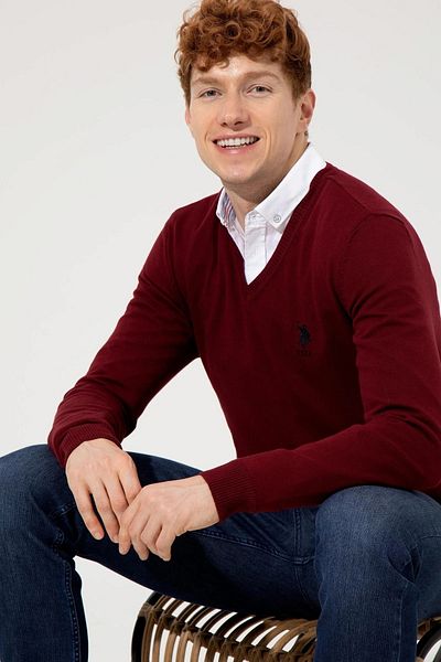 U.S. Polo Assn. Πλεκτό πουλόβερ Polo Basic