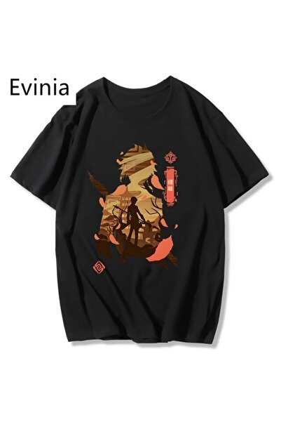 GALASHOP Genshin T-Shirts Venti Printed T-Shirts Mod40