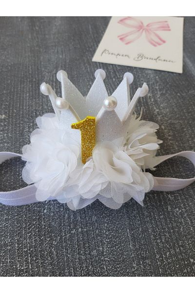 pempem bandana Baby Girl 1st Year Birthday Crown