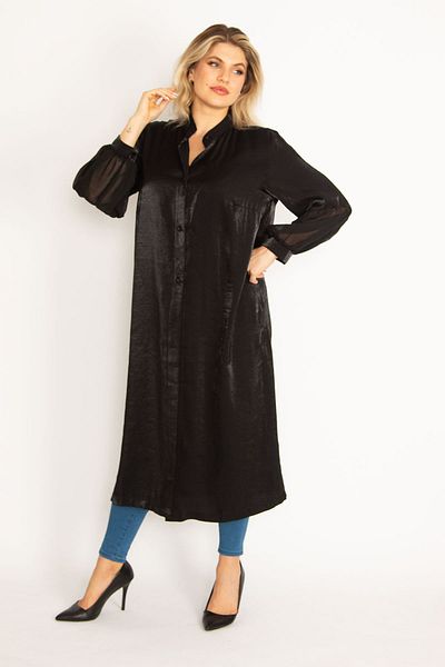 Şans Cap & Abaya - Black - Basic