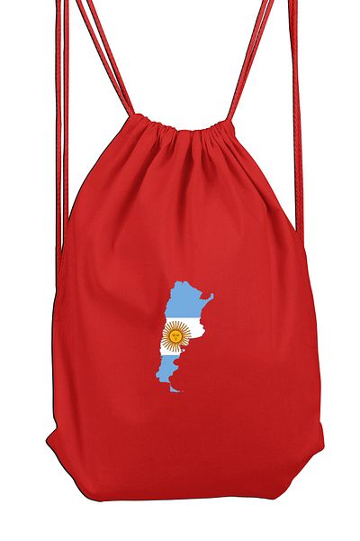 Zeron Tasarım Argentina Flag Sports Backpack Bll467