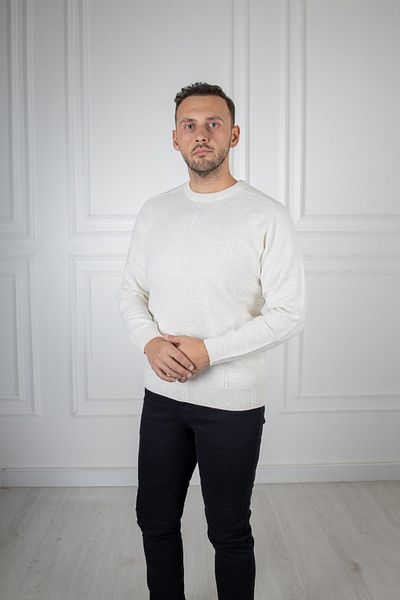 Sarar O Neck Ecru Knitwear Sweater