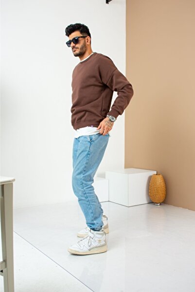 FF Unısex Unisex okrugla kragna Oversize kroj Dukserica F005