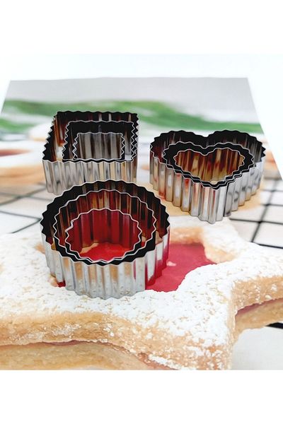 Nar kalıp Narkalıp Serrated Kutabiye Mold 9 Pieces
