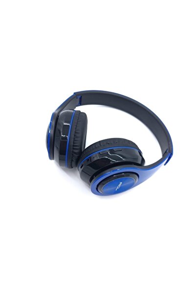 ACL Abk-03 Kablosuz Rgb Led Bluetooth Kulaklık Mavi Siyah