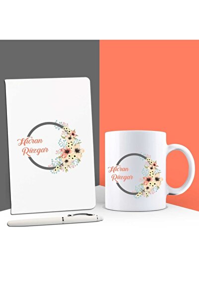 EJOYA Kişiye Özel Isimli Defter Kupa Ve Kalem Set 85971