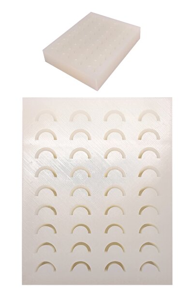 Nana Minyatür Inşaat Maketleri Için 1/12 Ölçekli Oluk Şekilli Çatı Kiremit Silikon Kalıp