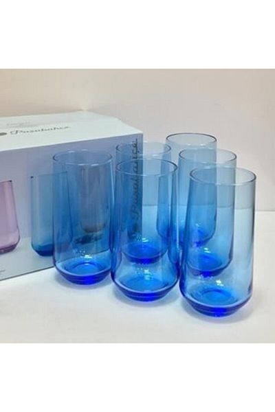 Paşabahçe Allegra Blue Water Cup - 420015   470Cc 6Pcs