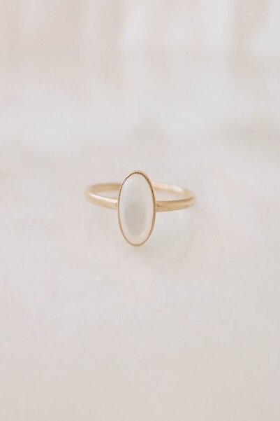 NSA SILVER Sedef Taşı Gümüş Yüzük 925 Ayar