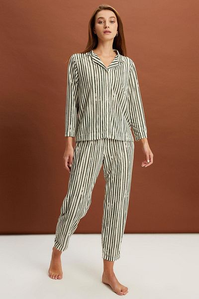 ALEXANDERGARDI Striped Pajama Set (b22-143usu)