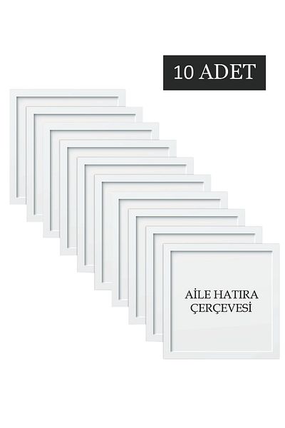 ÖZCANLAR ÇERÇEVE 10 τμχ Σετ Οικογενειακό Σετ Πίνακα Κενό Πλαίσιο Επιτραπέζιο Πλαίσιο Δώρο Πλαίσιο