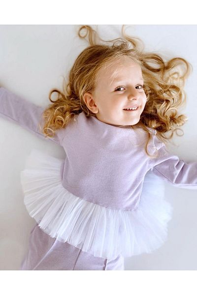 le petit sole Girl's Candy Tutu Set - Top and Bottom Set