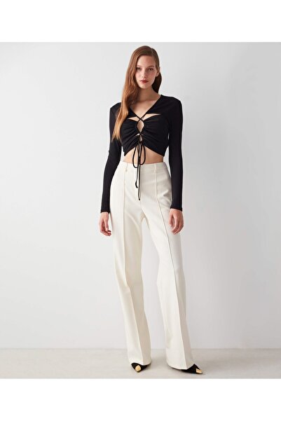 İpekyol Tie Detailed Crop Blouse