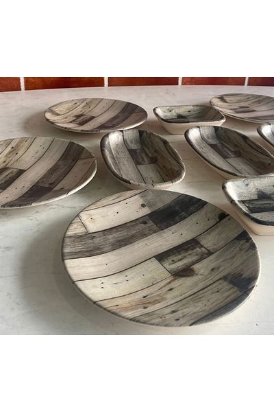 Keramika 11 Piece Parquet Breakfast Set