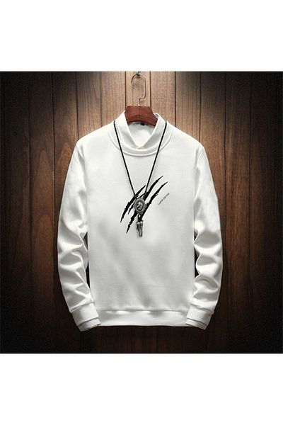 İmpavido Oversize Sweatshirt White ''claw''