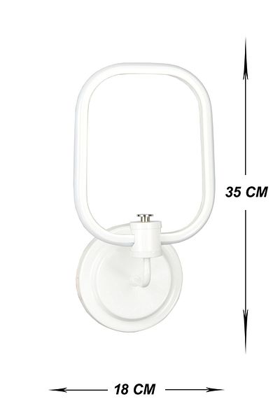 VENON Lighting Wilson Sconce Rectangular White (led Daylight)
