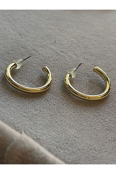 Gönülden Tasarım Hoop Earrings Darkening Does Not Cause Allergies