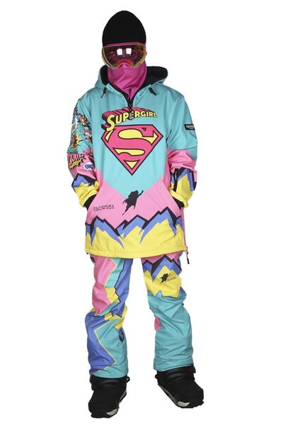 SNOWSEA Super Girl Tasarım Kayak Ve Snowboard Takımı Ss7790
