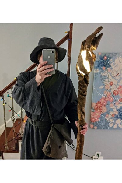 TuransoyCraft Gri Gandalf'ın Gri Asası Işıklı 180 Cm Yüzüklerin Efendisi (dev...