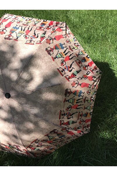 The Lavinia Unısex Afrika Desen Şemsiye