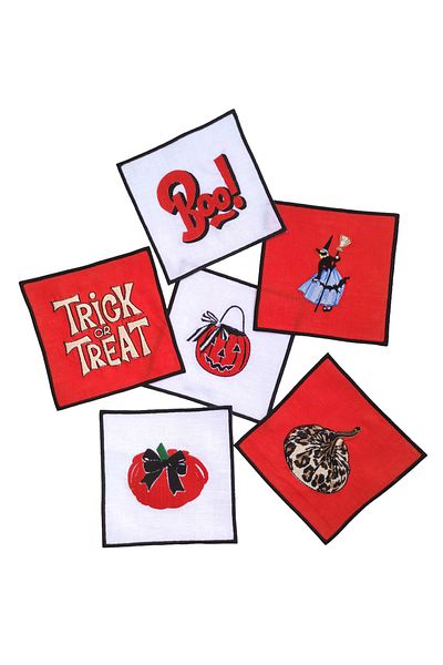 ge living Haloween Decorative Cocktail Napkin Halloween Special (1 Piece)