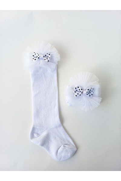 Alingo Girl's Tulle Knee Socks