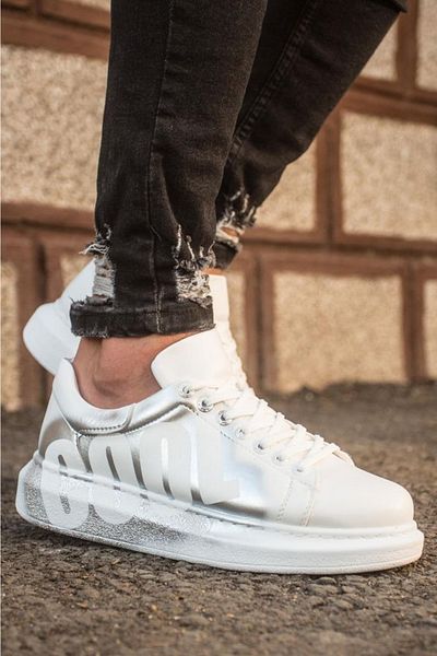BPM Pantofi pentru bărbați Chekich Ch254 Bt 434 White / Silver Cool