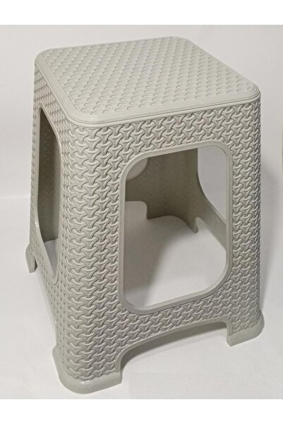 abnturk Kir Tutmaz 45cm Tabure Bejgri Hasır Örgü Yemek Masasına Uygun Boyda O...