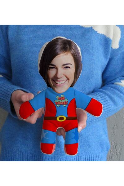 Bk Gift Gift Kişiye Özel Fotoğraflı Aşk Böceği Bebek Yastık-2