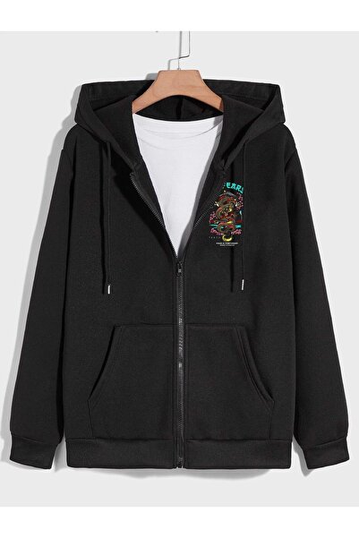 Deocept Hanorac oversize cu glugă unisex - Imprimat