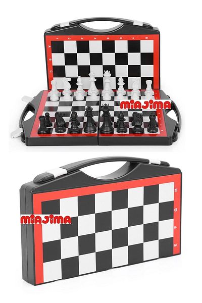 Miajima Chess Chess Game Set with Bag and Star and Crescent King