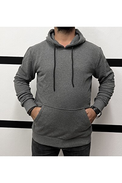 2512 clothiıng Unisex Uzun Kol Kapsonlu Sweatshirt