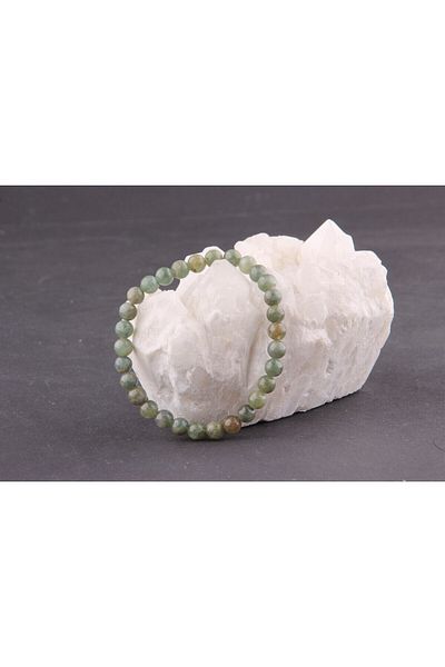 ALAVAN Green Apatite Natural Stone Bracelet 6 Mm, Crystal Accessory, Healing Vibration Therapy, Premium Quality