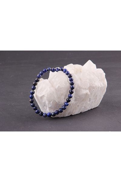 ALAVAN Lapis Lazuli Natural Stone Bracelet 6 Mm, Crystal Accessory, Healing Vibration Therapy, Premium
