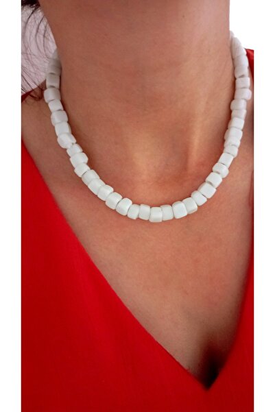 nergis collection Cam Boncuk Yaz/ Plaj Kolyesi