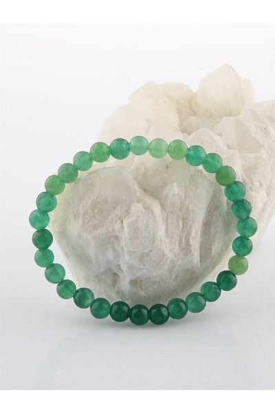 ALAVAN Green Aventurine Natural Stone Bracelet 6mm, Crystal Accessory, Healing Vibration Therapy, Premium