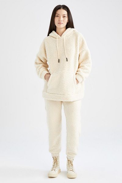 DeFacto Jogger Standard Fit Τσέπη, βελούδινη θερμομόνωση, στο κάτω μέρος της φόρμας Warmtech