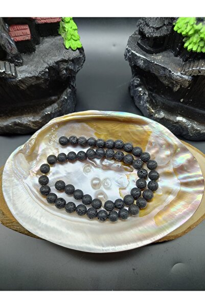 DOĞAL TAŞ DELİSİ سلسلة حجر الحمم البركانية الطبيعي (معتمدة)