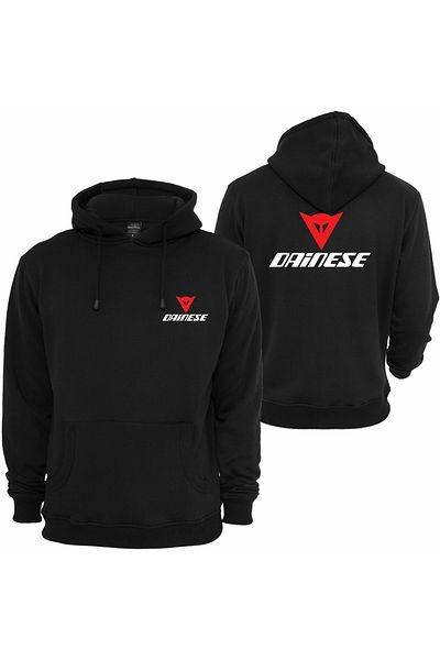 venüsdijital Φούτερ με μαύρη κουκούλα Unisex Daınese Design