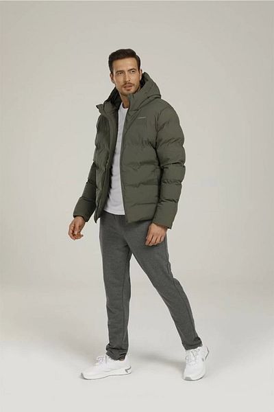 lumberjack Nolan Coat Ανδρικό παλτό χακί Sn22 Sn22 Χακί