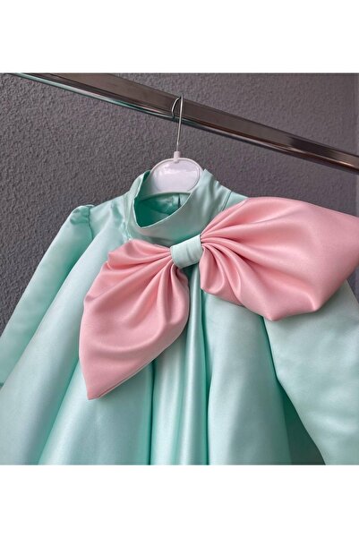 She Dress Girl's Bow Detailed Dress/evening Dress